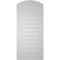 Ekena Millwork Arch Top Surface Mount PVC Gable Vent: Non-Functional, w/ 3-1/2"W x 1"P Standard Frame, 18"W x 38"H GVPAR18X3801SN - alternate 2